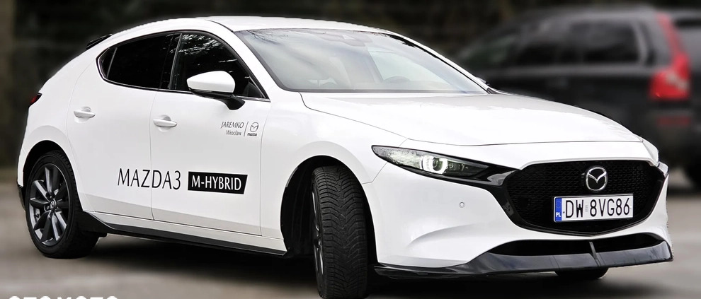 Mazda 3 cena 135974 przebieg: 2800, rok produkcji 2023 z Słupsk małe 67